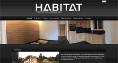 Desktop Screenshot of habitat-construction.ch